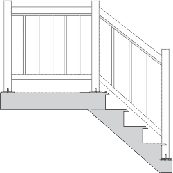 Front Stair Railings Edmonton